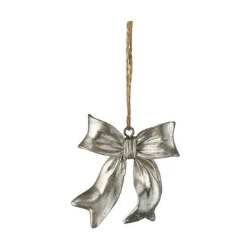 Serafina bow anheng - Sølvfarget, 6x2,5x6,7 cm - Lene Bjerre