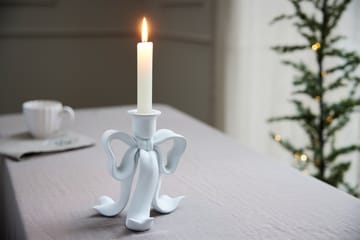 Serafina bow lysestake 19,7 cm - Hvit - Lene Bjerre