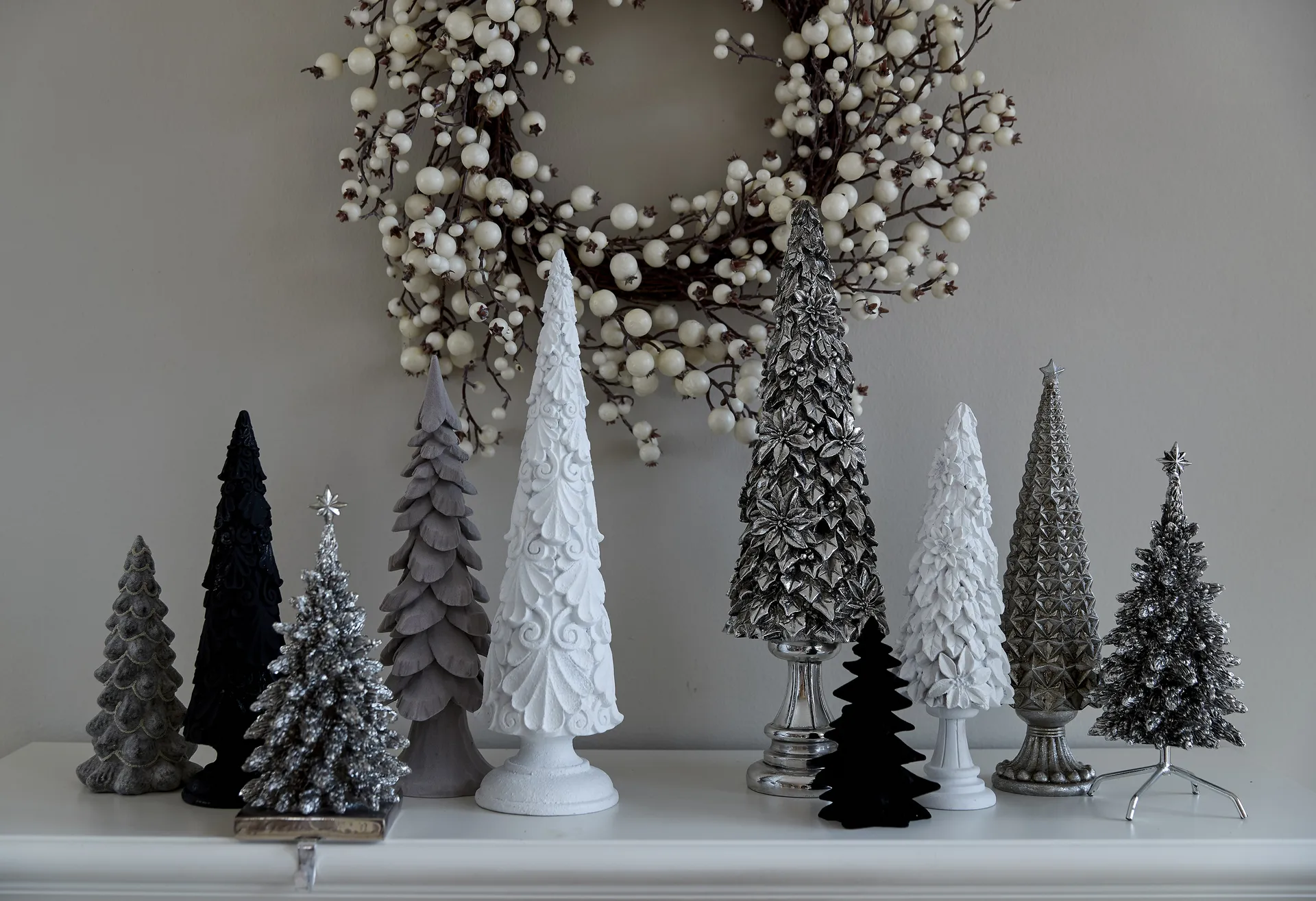 Serafina juletre 20 cm, Sort Lene Bjerre