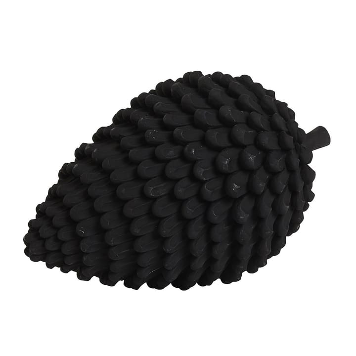 Serafina liggende kongle 16 cm, Sort Lene Bjerre