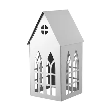 Sigrine house lyslykt - Sølvfarget, 11,5x11xH23 cm - Lene Bjerre