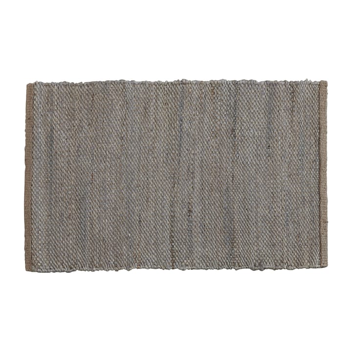 Strissie teppe - 90 x 60 cm, grey-nature - Lene Bjerre