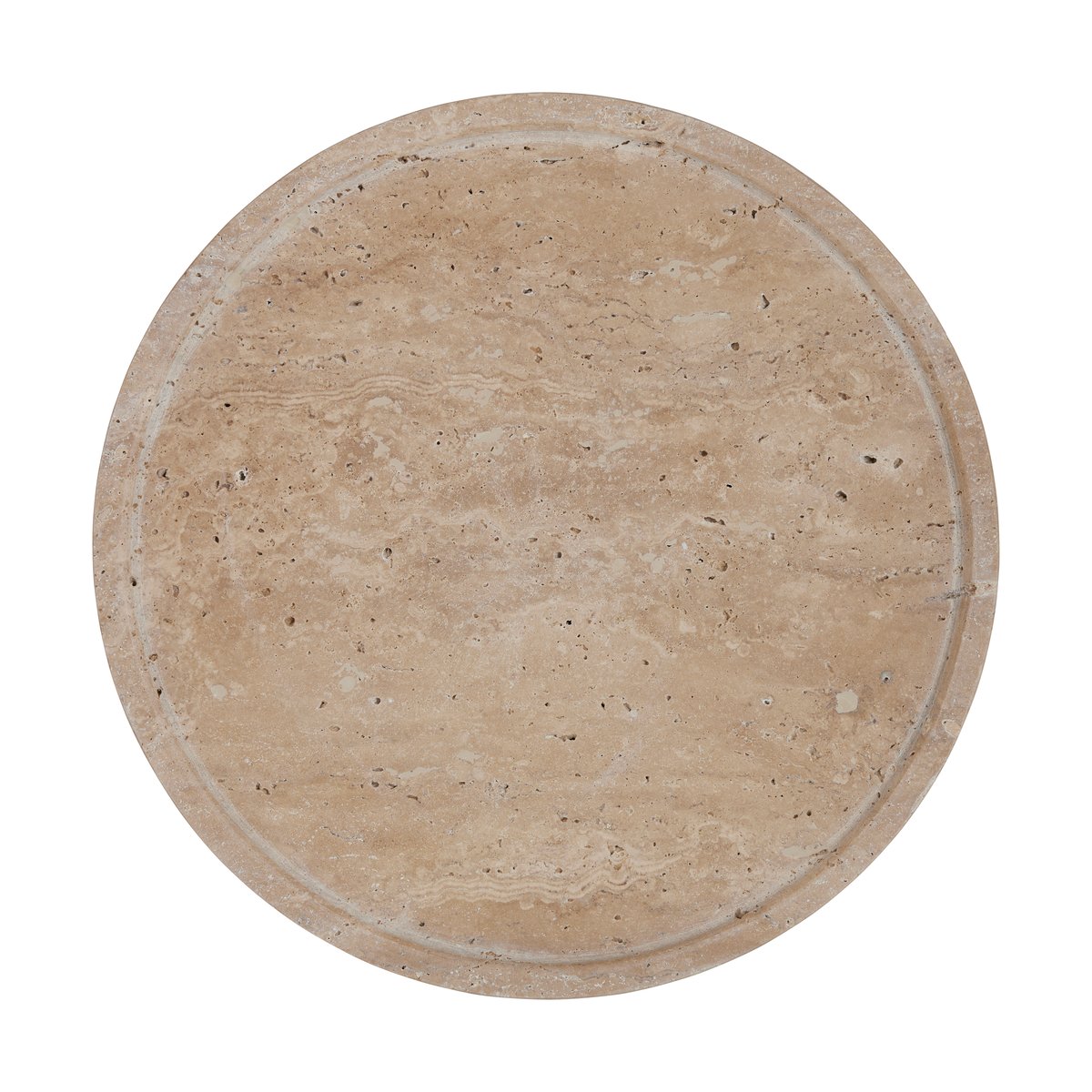 Lene Bjerre - Travina serveringsfat 25,5x1,5 cm sand