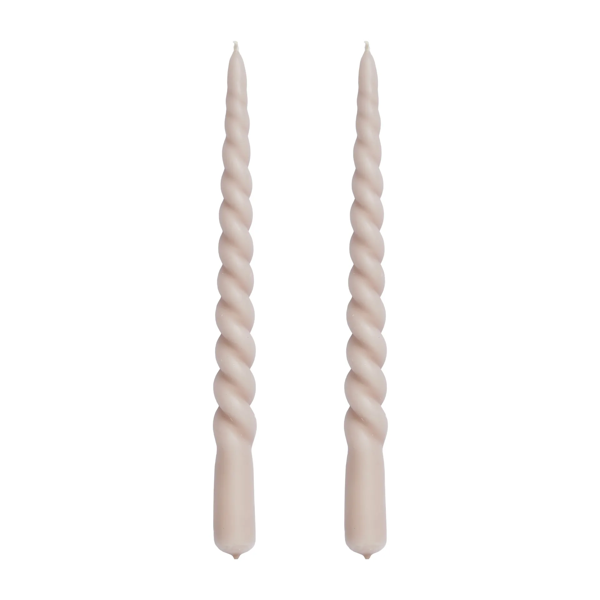 Twisted vridde lys 25 cm 2-pakning, Bark Lene Bjerre