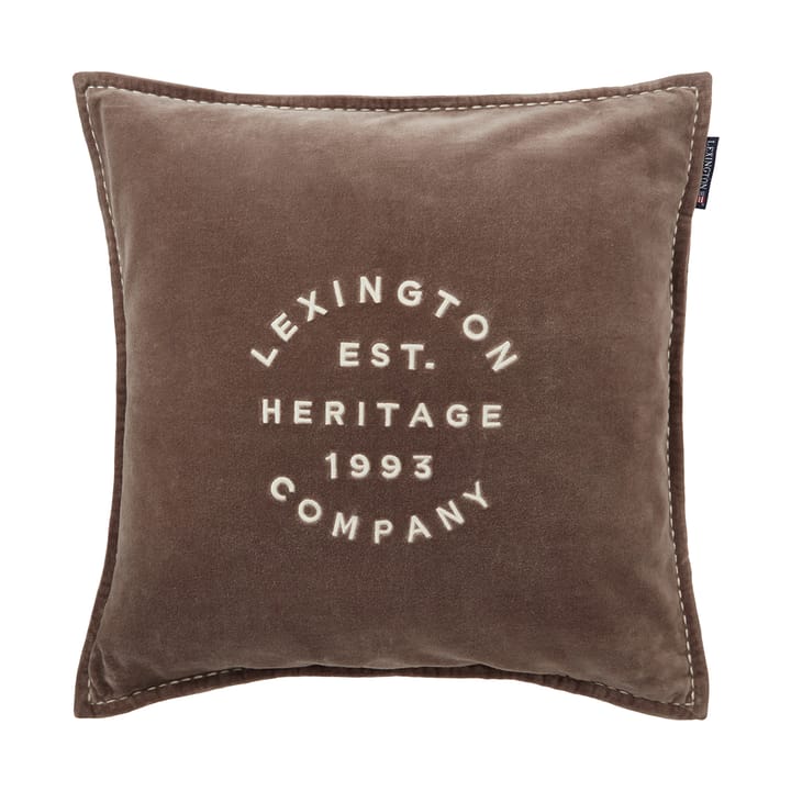 1993 Logo Velvet putetrekk 50x50 cm, Brown Lexington