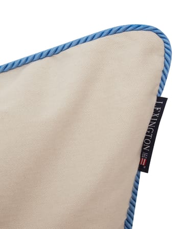 Beach Club Embroidered putetrekk 50 x 50 cm - Beige-blå - Lexington