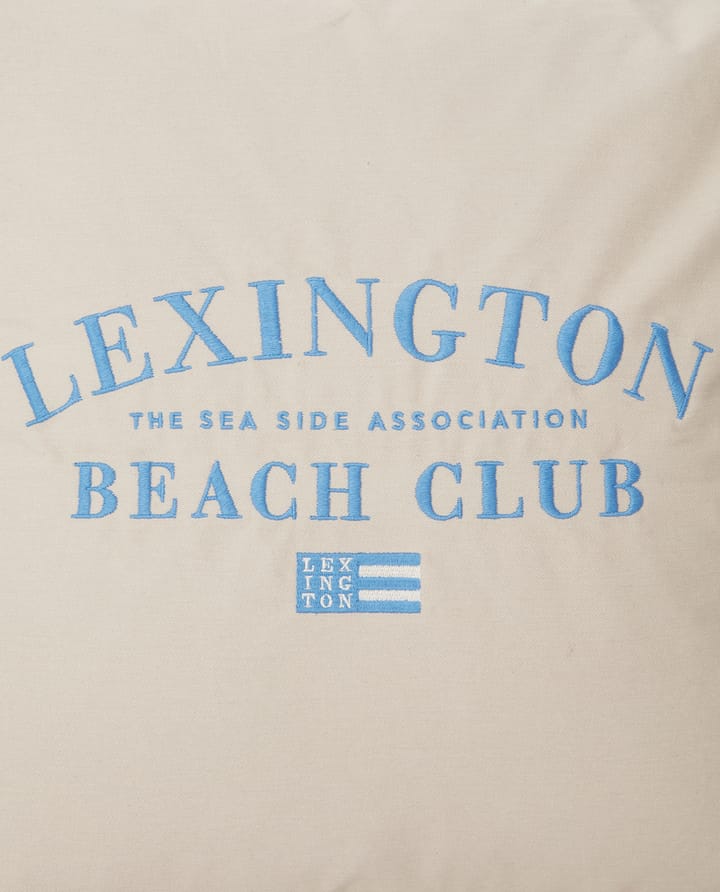 Beach Club Embroidered putetrekk 50 x 50 cm, Beige-blå Lexington