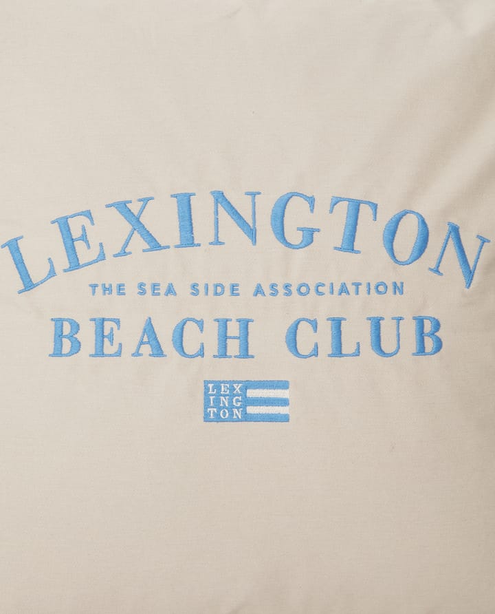 Beach Club Embroidered putetrekk 50 x 50 cm - Beige-blå - Lexington