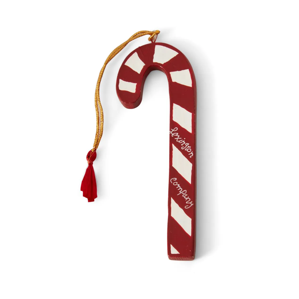 Candy Cane Papier Maché juletreanheng, 12 cm Lexington