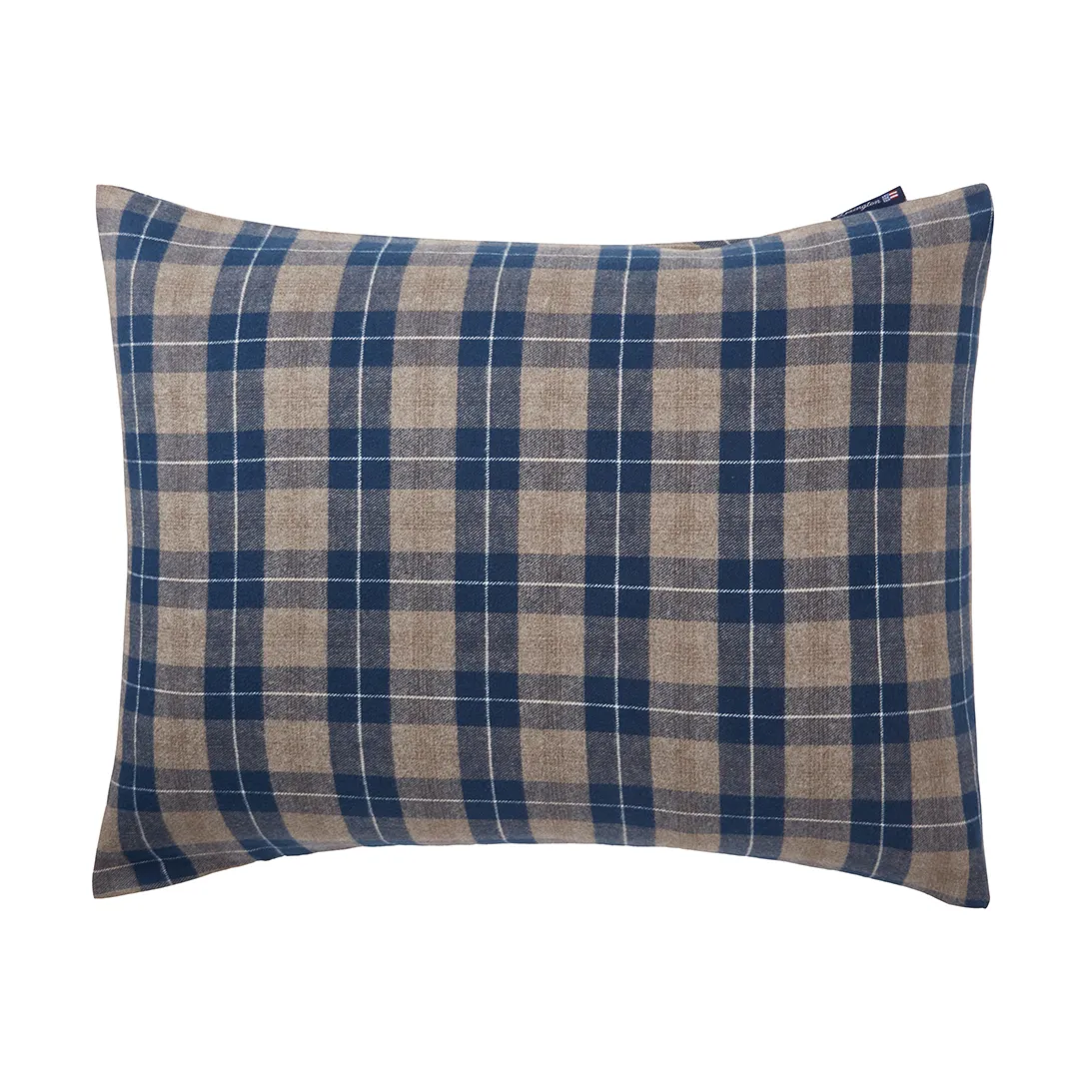 Checked Flanell putevar 50 x 60 cm, Denim blue-beige Lexington