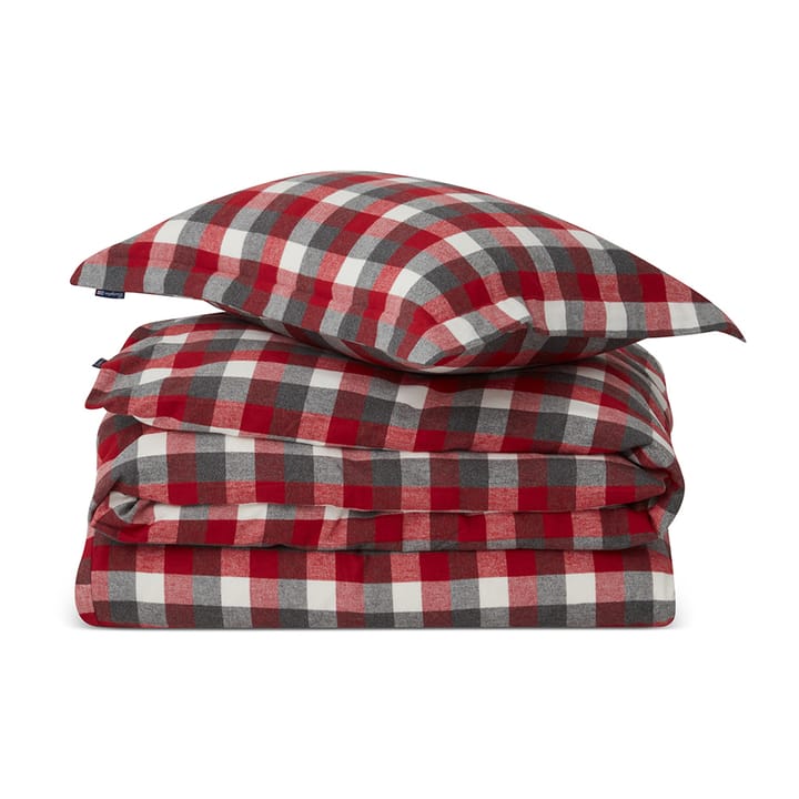 Checked Flanell sengesett - 2 x 50 x 60 cm, 220 x 220 cm - Lexington