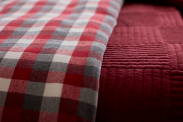 Checked Flanell sengesett - 2 x 50 x 60 cm, 220 x 220 cm - Lexington