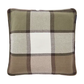 Checked heavy twill putetrekk 50x50 cm - Olive - Lexington