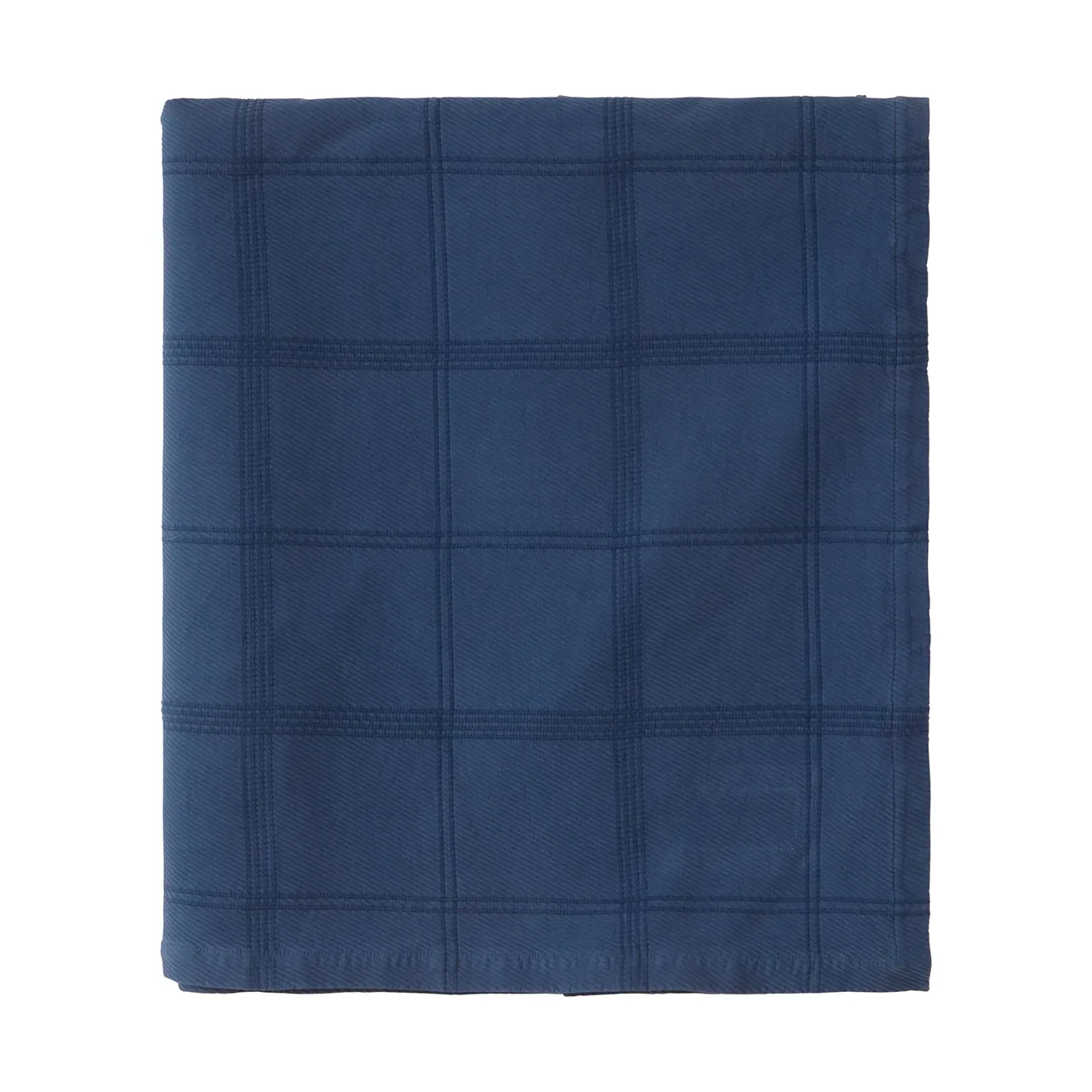 Checked Jacquard sengeteppe 160x240 cm, Denim blue Lexington