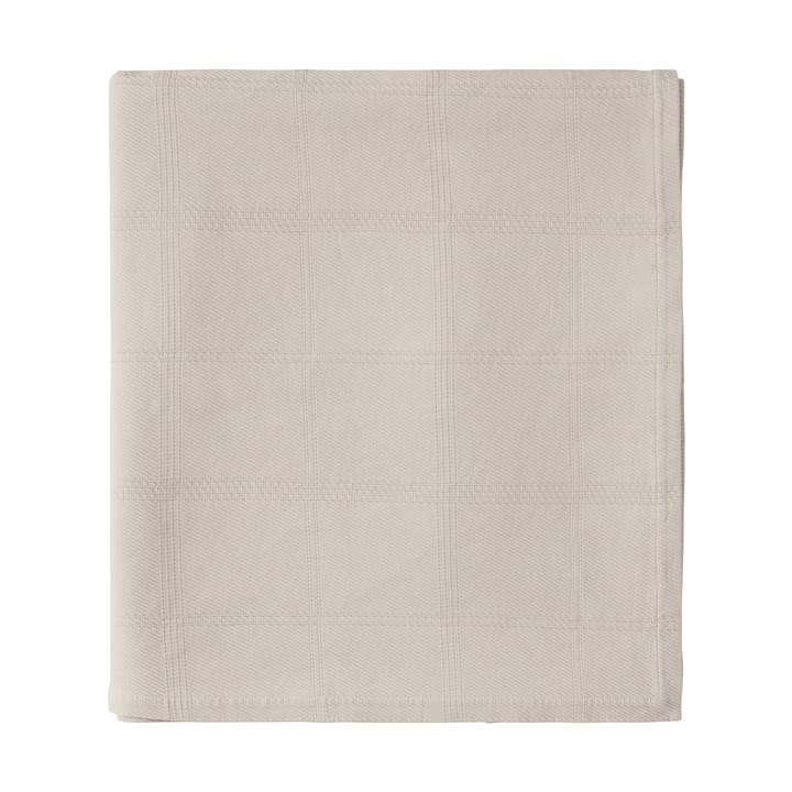 Checked Jacquard sengeteppe 160x240 cm - Light beige - Lexington