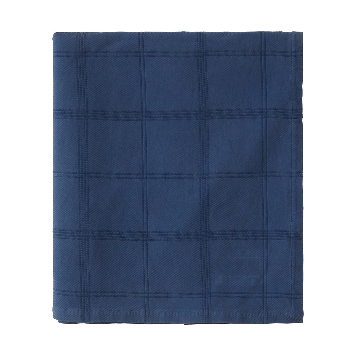 Bilde av Lexington Checked Jacquard sengeteppe 260x240 cm Denim blue
