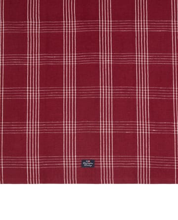 Checked lin/bomull kjøkkenhåndkle 50x70 cm - Red-white - Lexington