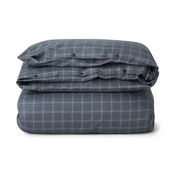Checked Pinpoint Oxford dynetrekk 150 x 210 cm - Dove - Lexington