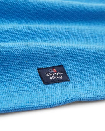 Cotton Jute Placemat with Side Stripes 40 x 50 cm - Blå-hvit - Lexington