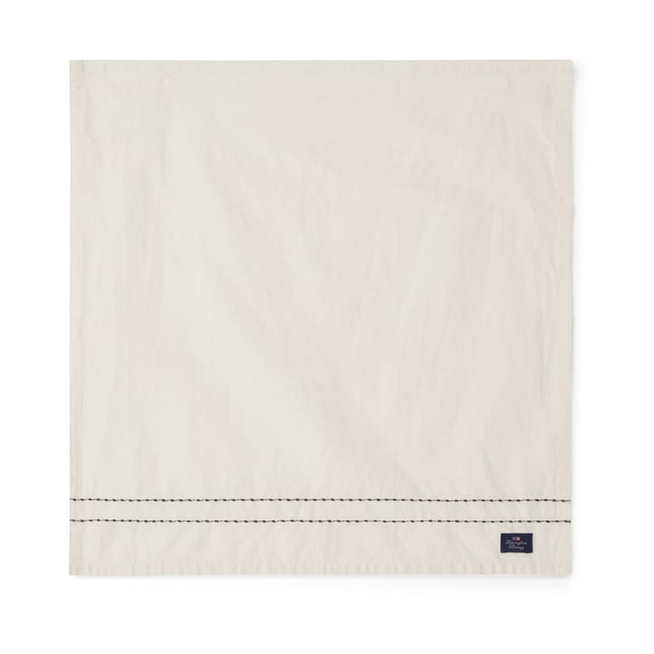 Cotton Linen stoffserviett stitches 50x50 cm - Off-white - Lexington