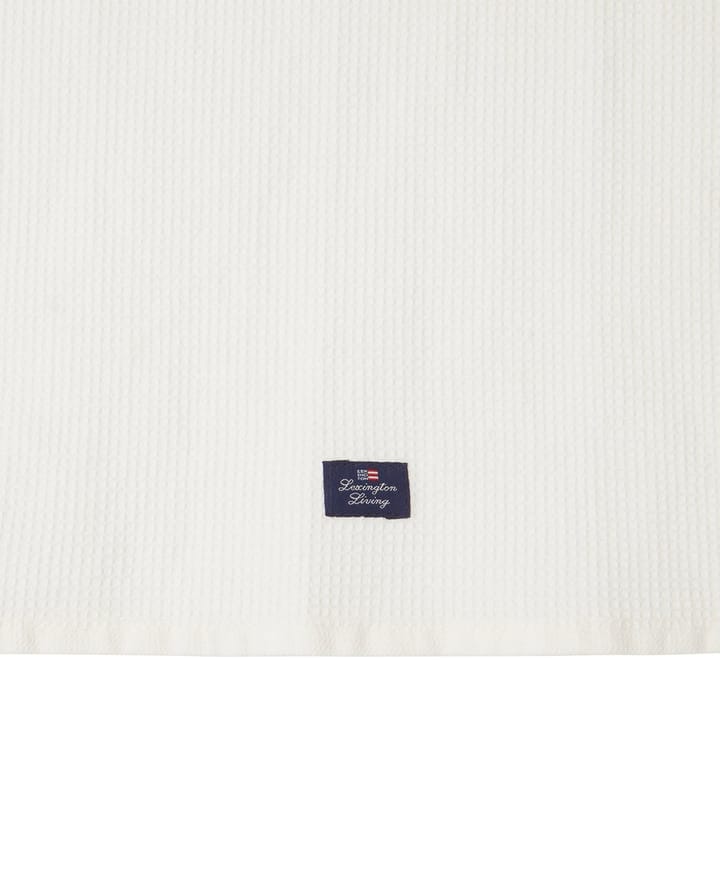 Cotton Linen Waffle kjøkkenhåndkle 50x70 cm - White - Lexington