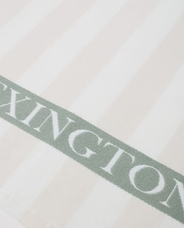 Cotton Terry Logo kjøkkenhåndkle 50 x 70 cm - Light beige-white-green - Lexington