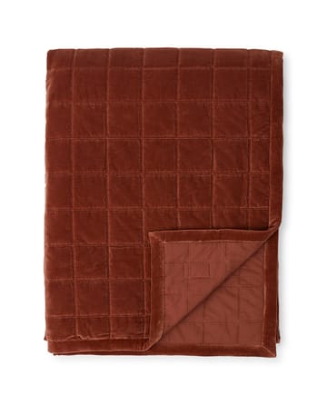 Cotton Velvet quiltet sengeteppe 160 x 240 cm - Rustic Brown - Lexington