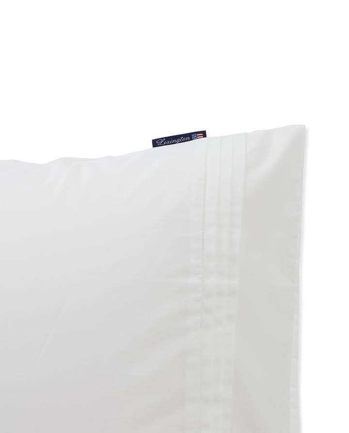Deco Pleats Cotton Poplin putevar 50x60 cm - White - Lexington