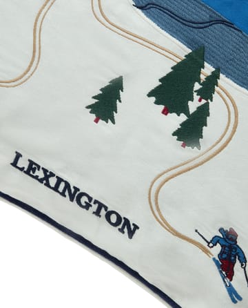 Down hill eko. bomull twill putetrekk 50x50 cm - Blue-White - Lexington