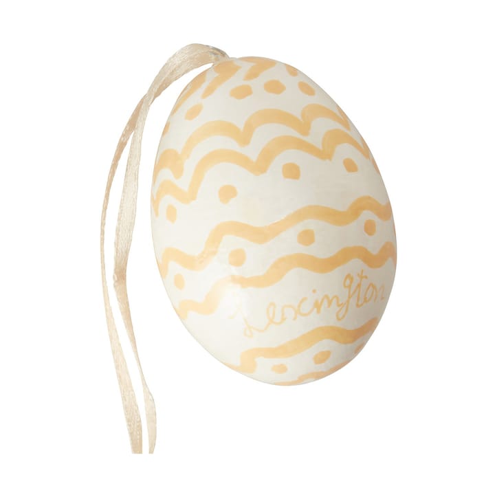 Easter Eggs in Papier Maché påskepynt 2-pk, Green-yellow Lexington