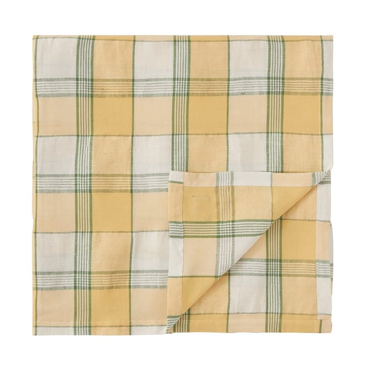 Easter Linen/Cotton bordduk 150x250 cm - Yellow-green - Lexington