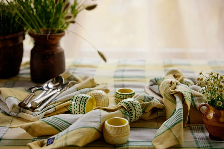 Easter Ring in Wood serviettring 4-pack, Green-yellow Lexington