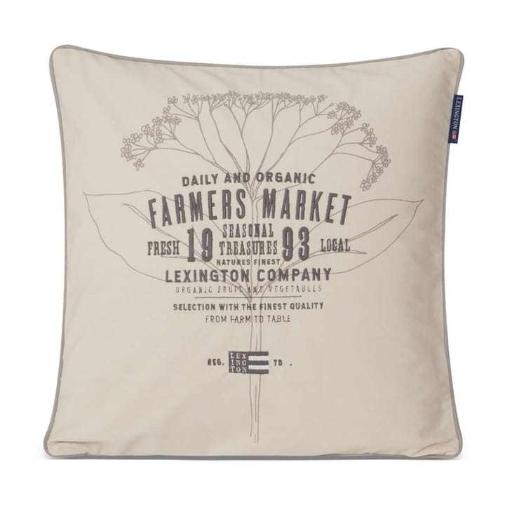 Farmers Market putetrekk 50 x 50 cm - Beige - Lexington