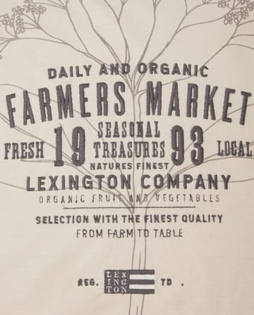 Farmers Market putetrekk 50 x 50 cm - Beige - Lexington