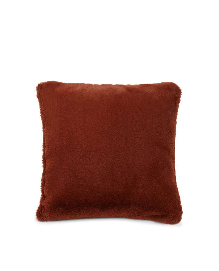 Faux Fur putetrekk 50x50 cm - Rød - Lexington