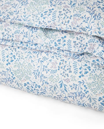 Flower Printed Cotton Sateen dynetrekk 150 x 210 cm - Blå - Lexington
