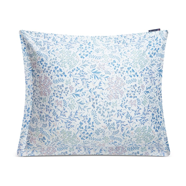 Flower Printed Cotton Sateen putevar 50 x 60 cm - Blå - Lexington