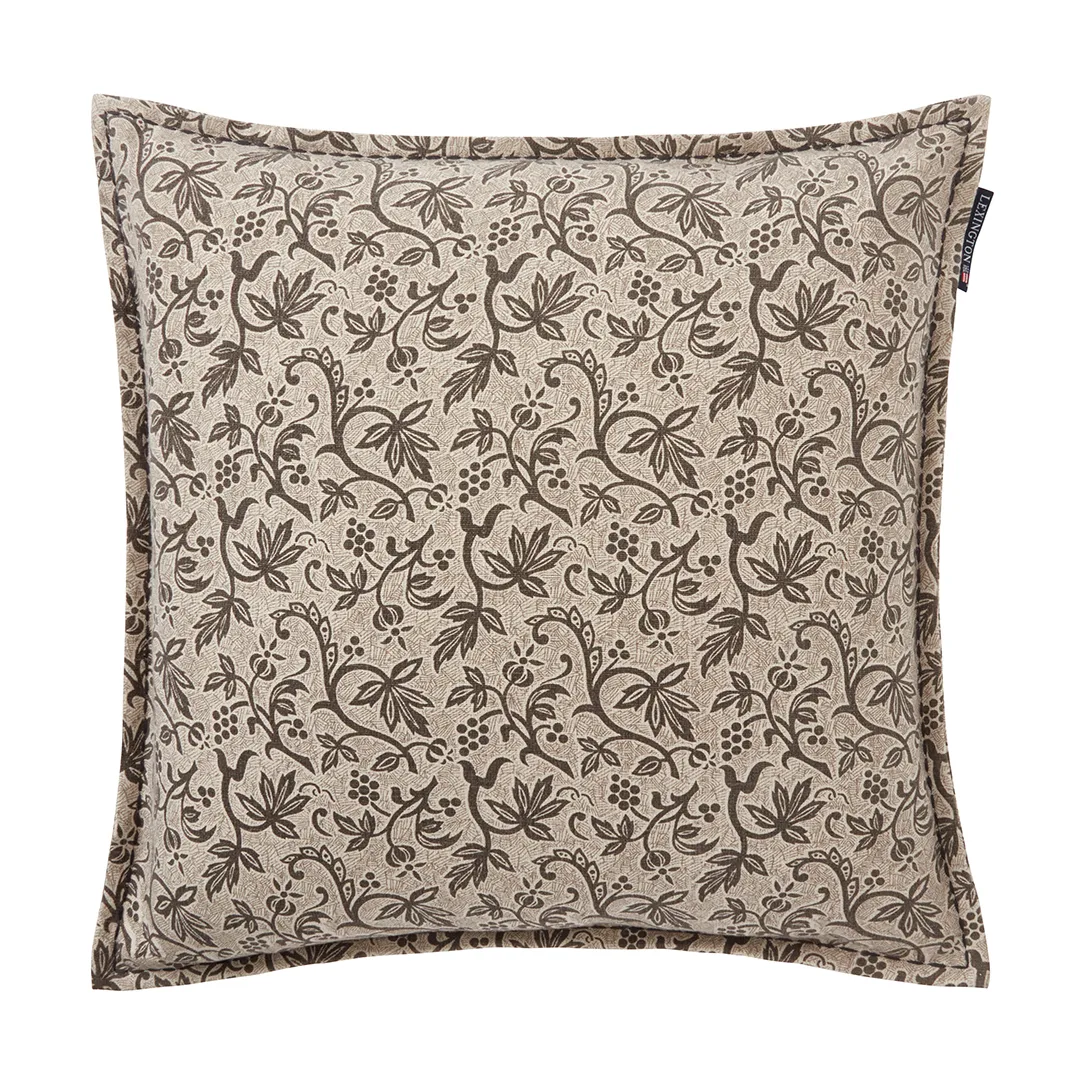 Grapevine Printed putetrekk 50x50 cm, Light beige Lexington