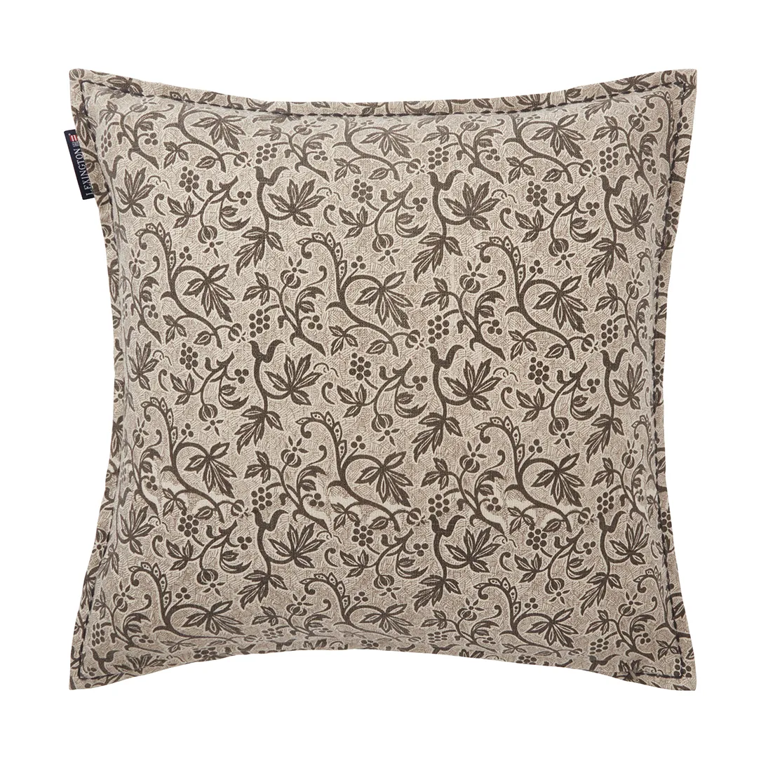 Grapevine Printed putetrekk 50x50 cm, Light beige Lexington