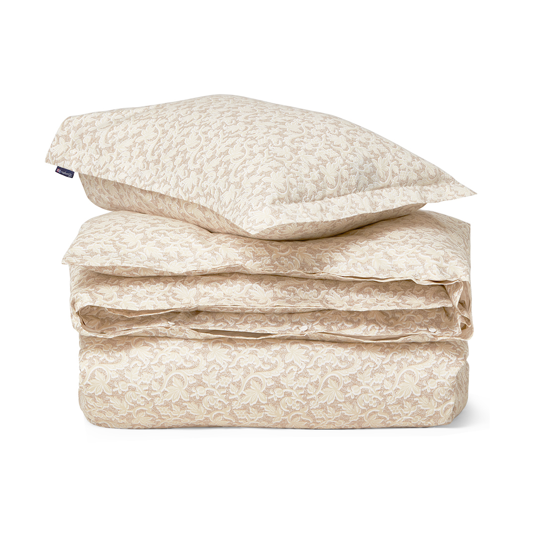 Lexington Grapevine Printed sengesett 150x210 cm Beige