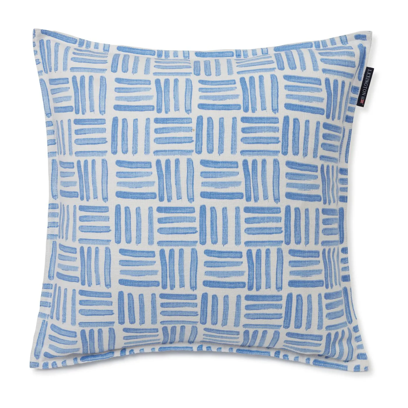 Graphic Printed Cotton Canvas putevar 50 x 50 cm, Blue-White Lexington