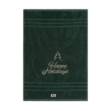 Happy Holidays Juniper økologisk håndkle 50x70 cm - Green-Light Beige - Lexington