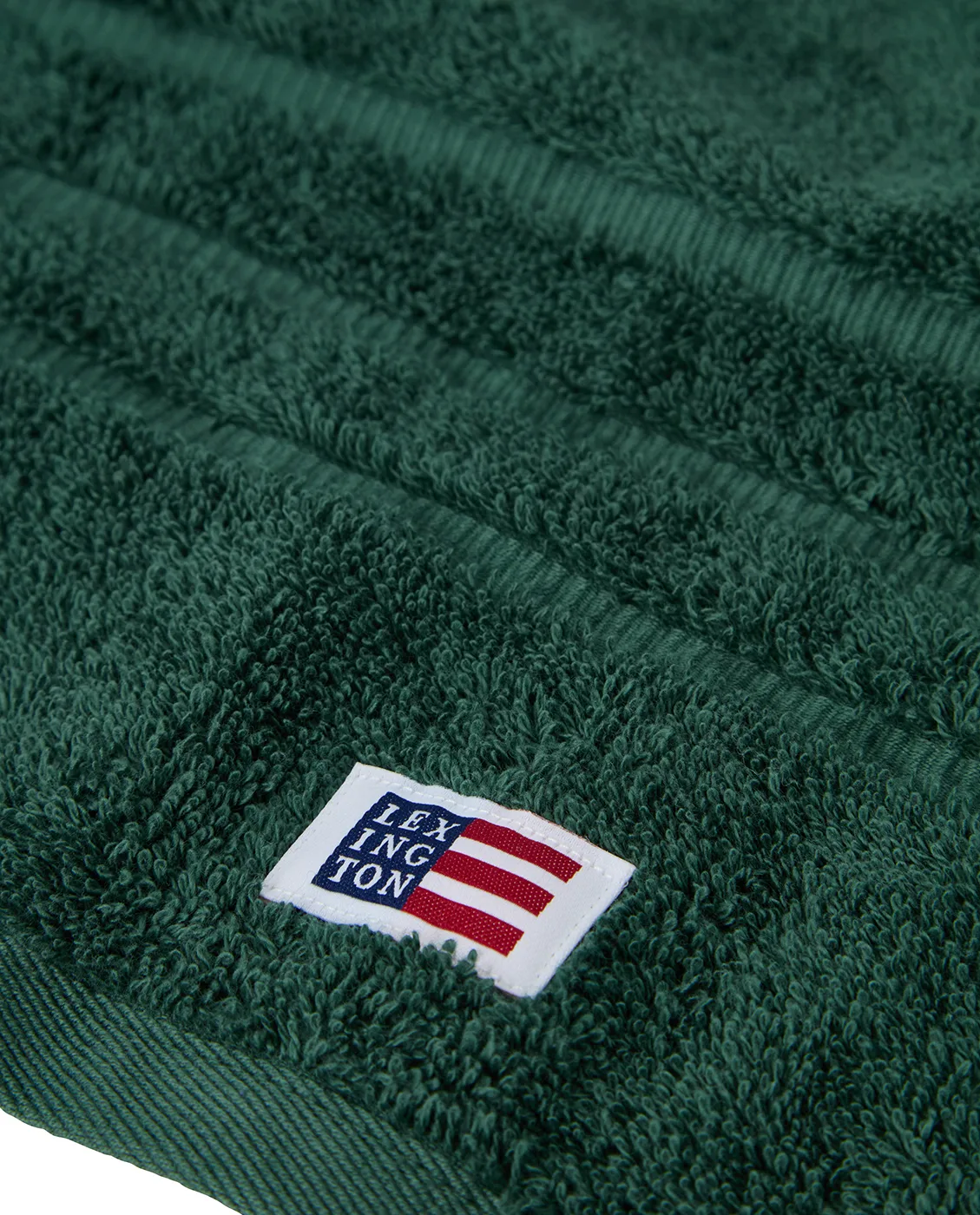 Happy Holidays Juniper økologisk håndkle 50x70 cm, Green-Light Beige Lexington