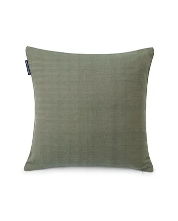 Herringbone Cotton Flanell kuddfodral 50x50 cm - Green - Lexington