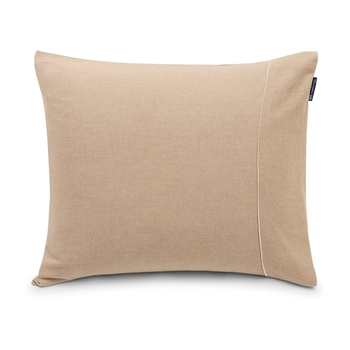 Herringbone Flanell örngott 50x60 cm, Beige-offwhite Lexington