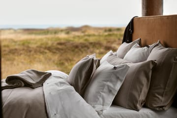 Herringbone Flanell örngott 50x60 cm - Beige-offwhite - Lexington