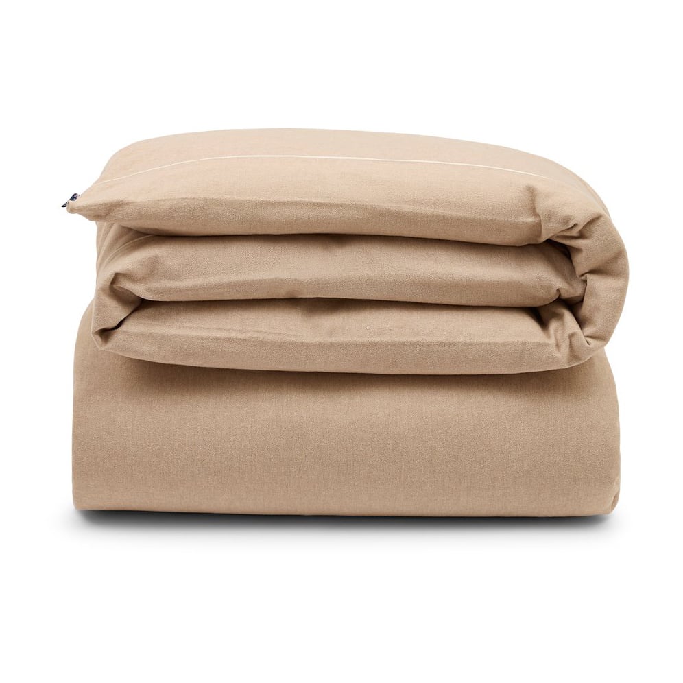 Bilde av Lexington Herringbone Flannel påslakan 150x210 cm Beige-offwhite