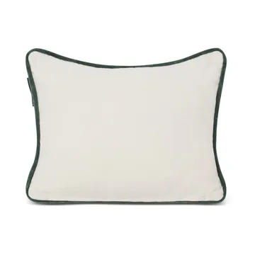 Holiday Car Organic Cotton Velvet pute 30 x 40 cm - White-red multi - Lexington
