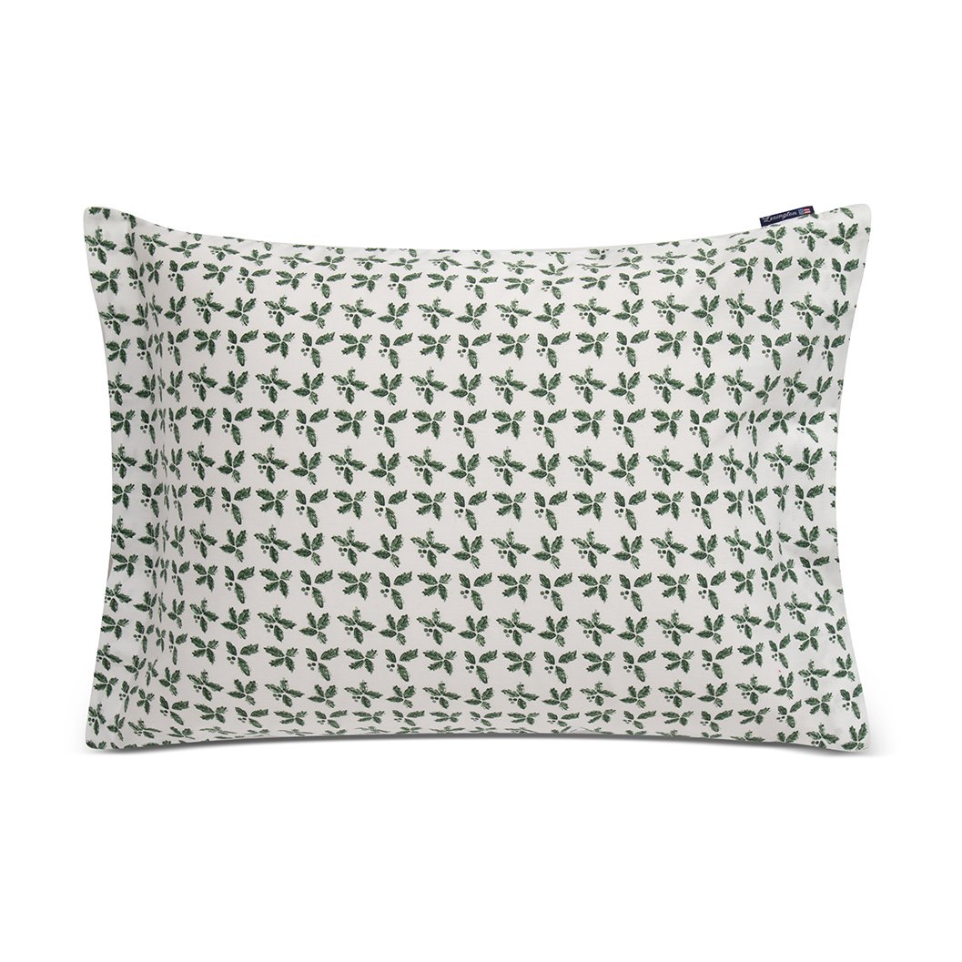 Bilde av Lexington Holly Printed Cotton Sateen putevar 50 x 60 cm White-green