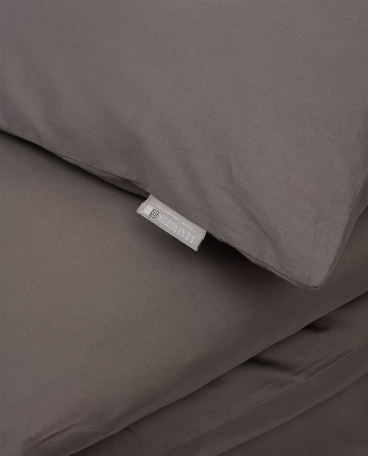 Hotel Cotton Sateen dynetrekk 150 x 210 cm, Charcoal grey Lexington